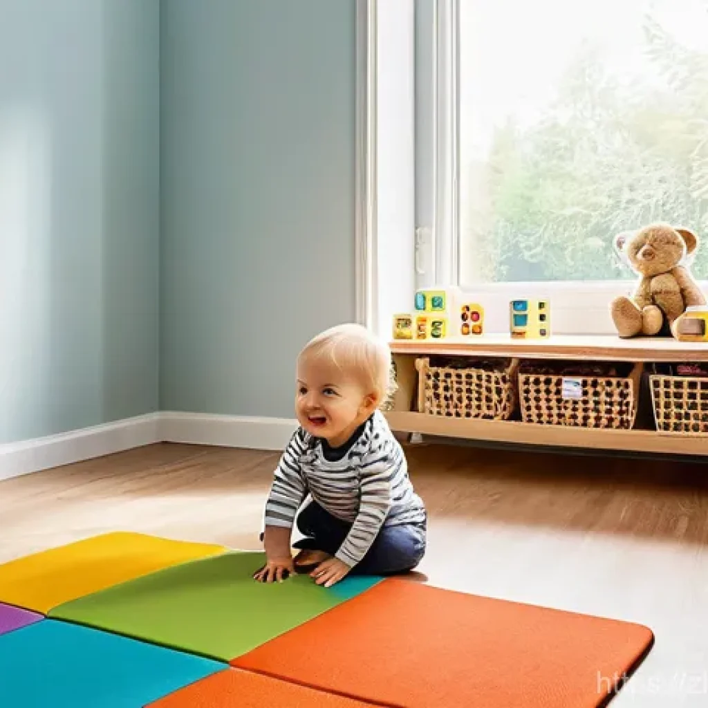 아이 방 인테리어 필수품 - **Prompt 1: Safe and Eco-Friendly Toddler Playroom**
"A bright and airy toddler's playroom, desi...